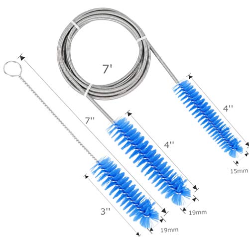 Brush Diameter 15Mm 19Mm -Cpap Tube Cleaning Brush-Suitable For Most Cpap Hose Type (Blue) #TOP1