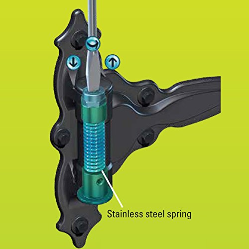 Charnière à ressort automatique Tru-close noire solide de 102 mm