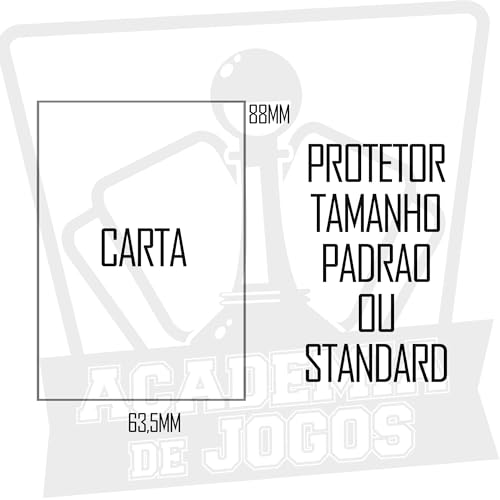 Sleeves Padrão 63,5 x 88 mm Blue Core - Meeple Virus