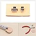 Stitching Hole Punch BUTUZE,4mm Silent Leather Hand Pliers(Rhombus 4 Teeth and 2 Teeth) with Leather Needle,Wooden Needle Case,Waxed Thread for Belts, Straps, Saddles, Shoes, Fabric, Leather DIY