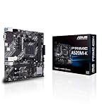 ASUS PRIME A520M-K AMD AM4 (3rd Gen Ryzen) Micro-ATX motherboard (ECC memory, M.2 support, 1Gb Ethernet, M.2, USB 3.2 Gen 1 Type-A,HDMI 2.1 4K@60Hz, D-Sub)