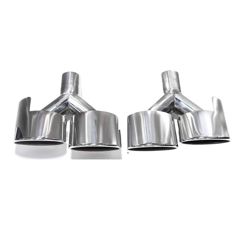 Embout d'échappement de luxe pour Benz W204 | Finition inox canule quadruple sortie Classe E S