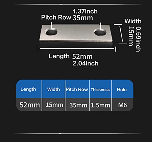 Image of Bus Bars Connector Red Copper Nickel Plate Pitch Row 35mm Lifepo4 Cell Lithium battery Busbar
