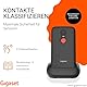 Gigaset GL595 Flip-Mobiltelefon – einfache Bedienung für Senioren, große Tasten & SOS-Notruftaste – Staub- & spritzwassergeschützt IP44 Schutzklasse–ohne Vertrag–2,8 Zoll TFT-Farbdisplay, Black