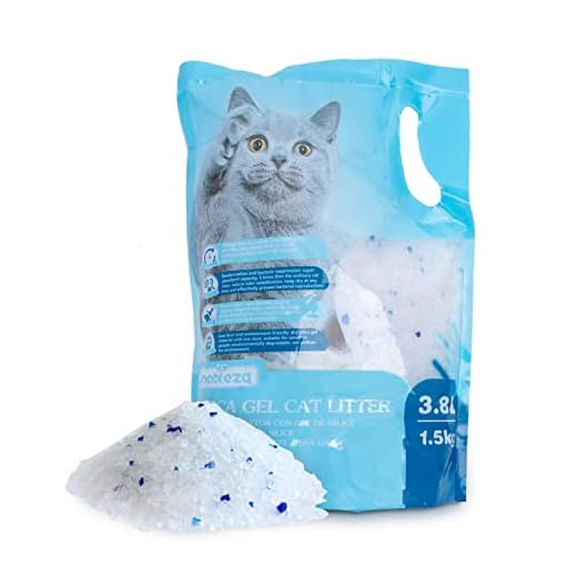 Nobleza - Silica kattsand diamant gel kattunge sand 3,8 L absorberande, bekväm biologiskt nedbrytbar