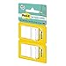 3M Post-It Flags in Dispenser, 1-Inch x 1-3/4-Inch, White, 100 Flags/Pack (680WE2)