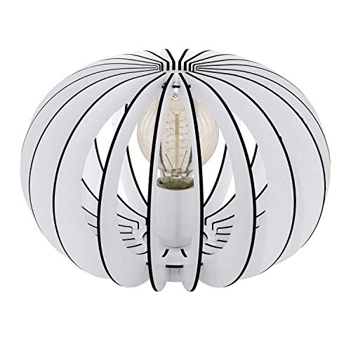TL/1 E27 Ø300 wit Stellato luminaire salon moderne lampe à poser blanche de chevet