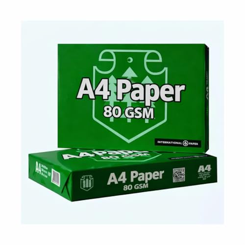 Image of A4 Paper 80 GSM, White, 500 Sheets, Pack of 2