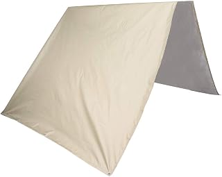 playset tarp Replacement,Outdoor Swing Canopy Playground Roof Canopy Waterproof Cover Replacement Tarp Sunshadeplayset Canopy Replacement playset tarp Replacement(Beige)