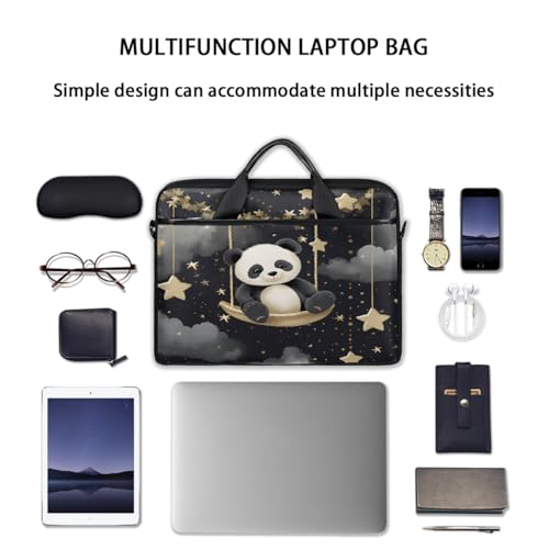 Bolso para portátil Cute Panda Starry Sky 15 pulgadas miniatura 7