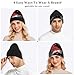 ZRYSMY Eye Raven Gothic Beanie for Men Women Fashion Unisex Winter Hat Reversible Skull Knit Cap Multi-Colored