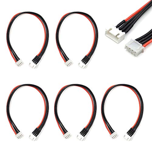 elechawk JST-XH 3S Balance Plug Extension Lead Wire 200mm 5 PCS for LiPo Battery Balance Charging 22AWG Silicone by elechawk - Used condition - US$5.49
