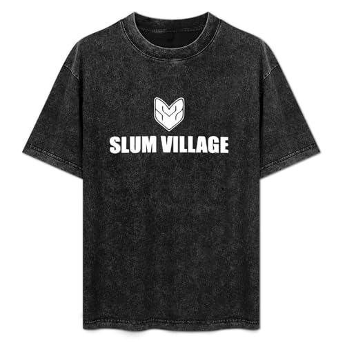 Photo de SLUM Village Hip-HOP T-Shirt Mens Black Tees Unisex Shirt 3XL