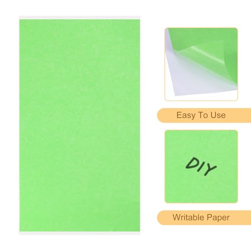 Image of Masking Tape Green Painters Tape Paper Tape [for Crafts DIY Walls Painting Packing Automotive Home Decoration Teaching]- 6x10.5Inch /25 Sheets