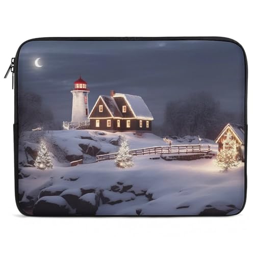 Funda para portátil de 13 pulgadas diseño Navidad impermeable