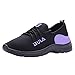 Scarpe Donna Casual Mocassini Sportivi Antiscivolo Scarpe da Ginnastica morbide (38,Viola)