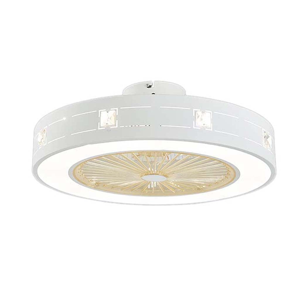 ZXW Nordic Ceiling Fan Light, Slim LED Ceiling Fan Light-Quiet and