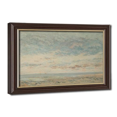 Affiche sur toile WCYB cadre suspendu 30x45 cm pour decoration murale de salon