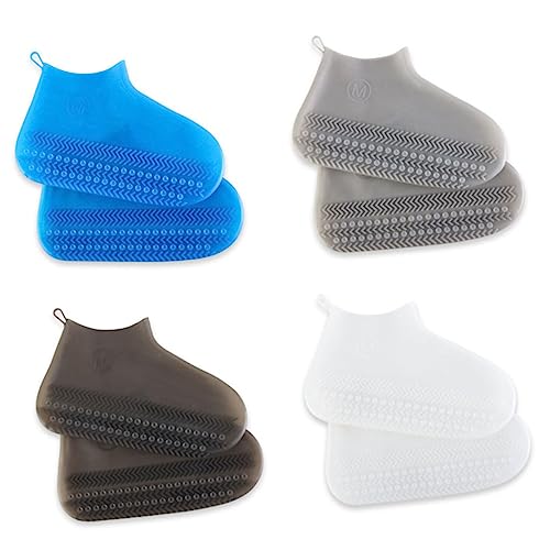 Cabilock Waterproof Rain Shoes Cover Portable Reusable and Slip-resistant for Outdoor