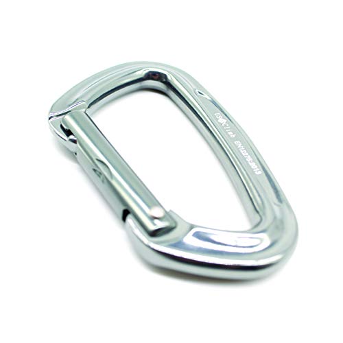 Mosquetão em alumínio sem trava reto USClimb CE EN 25KN