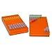 MTC Bio R1050, Rack, Reversible, 96x1.5/0.5ml, (112x250mm) Orange (5 Packs of 5 pcs)