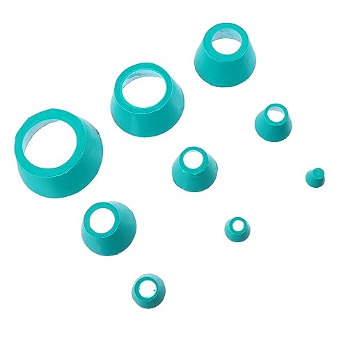 HOMOCONO 8pcs Funnel Flask Plugs Cone Stoppers Filter Adapter Funnel Holder Cones