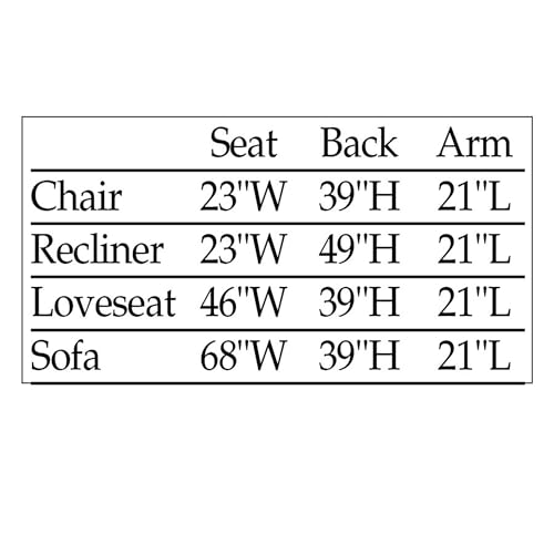 Collections Etc Embossed Tropical Design Stretch Furniture Cover Taupe Recliner - Thumbnail 3