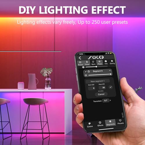 Contrôleur LED WiFi Bluetooth intelligent Wled Esp32 synchro effets pixels