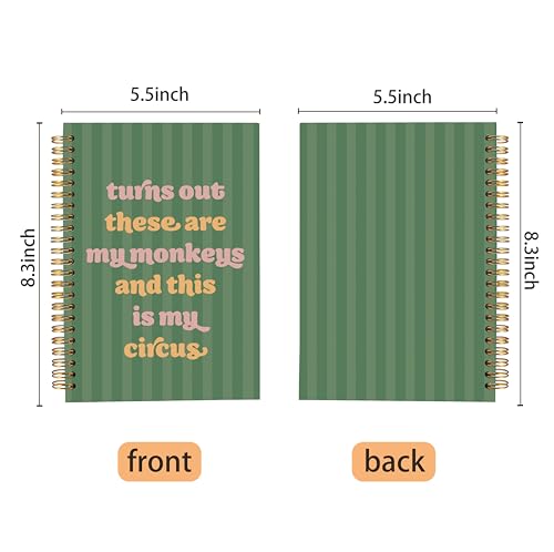 Turns Out These Are My Monkeys Journal humour vert pour écrire - 7