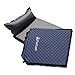 FreeLand Camping Sleeping Pad Self Inflating with Attached Pillow, Compact, Lightweight, Large, Dark Navy Blue Color