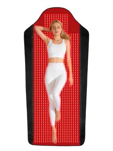 Xefinic Full Body Red Light Therapy Mat with 1707 LEDs, 73" x 36"