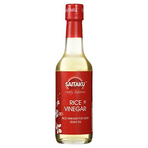 SAITAKU Vinaigre de riz | cuisine japonaise | doux et moelleux | pour riz à sushis | 150ml - Lot de 3 Cover