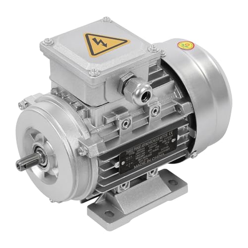 Moteur électrique asynchrone 370W triphasé arbre 11mm pour machine