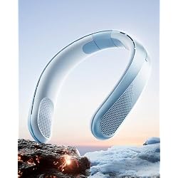 Icy Cool Neck Fan, 16H Long Runtime, Rechargeable Powerful Wearable Fan | RANVOO FG10 Pro 2026 Personal Fan,Powerful Neck Cooler,3s Instant Ice Blast,360° Full Body Surround,Gift For Adults & Kids