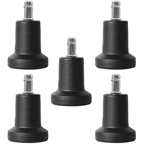 ACHANFLY 5 Pcs Bell Glides Replacement Office Chair Gliders Castors Chair Swivel Caster Wheels Fixed Feet Floor Glides Office Chair Chair Caster Chair Wheels Stopper for Home Office Chair Wheel Cover