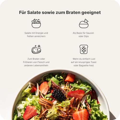 Foto von Vilgain Organic Avocado Oil Spray (200 ml) Bio Avocadoöl Spray 100% Reines Kaltgepresstes Speiseöl Ohne Treibgas, Vielseitiges Kochspray Zum Braten, Backen, Grillen, Reich An Ungesättigten Fettsäuren