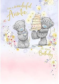 Me To You Bear Wonderful Auntie Birthday Card