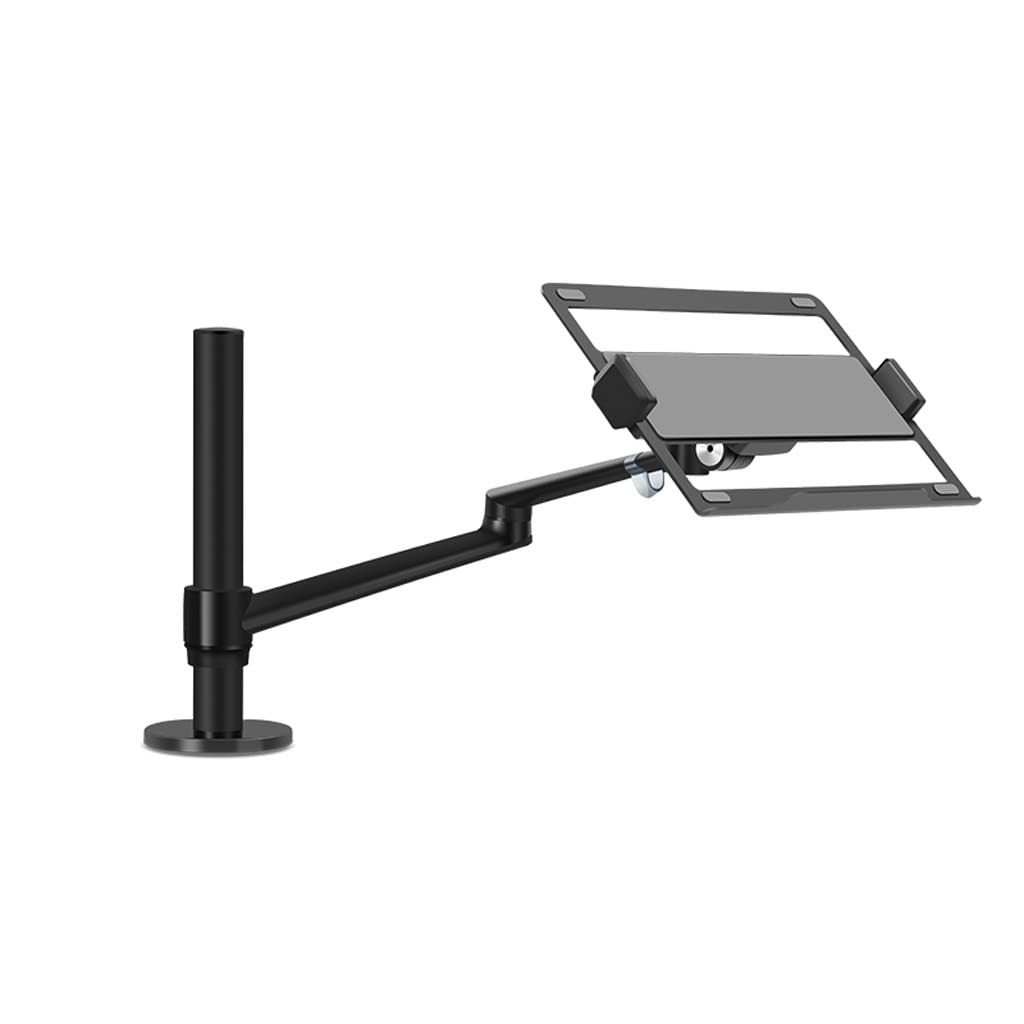 Soporte for computadora portátil organizador de escritorio con rotación de estante elevador
