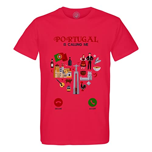 T-shirt Portugal col rond idée cadeau homme pour passionné de voyage