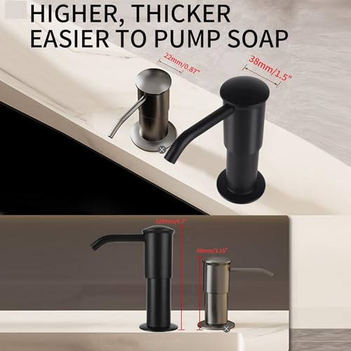 Distributeur de savon intégré de cuisine pour un évier propre et rangé - 6