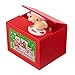 Mansalee Cute Stealing Coin Santa Money Box Money Bank Piggy Bank Coin Bank Santa