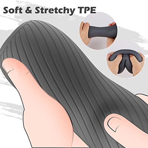 Male Stroker Sex Toys For Men, Adjustable Male Masturbator Adult Toys For Men Blowjob, Selver Men's Sex Toys Pocket Pussies For Him, Open-Ended Penis Masturbation Sleeve Sex Toys Games #TOP3
