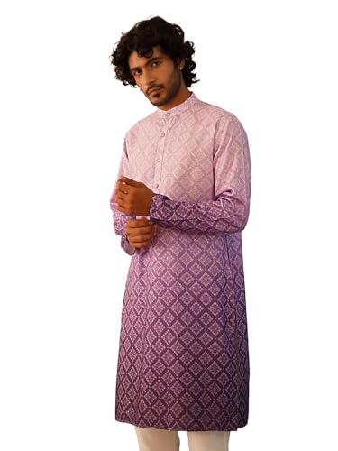 Image of Jompers Men's Ombre Pure Cotton Straight Kurta