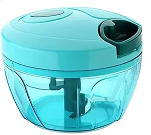 ASTIKAYA Polypropylene Mini Handy and Compact Chopper with stotng Blades Chopping Vegetables and Fruits for Your Kitchen (400-ML-750 ML -1000ML) (Handy Chopper 400ML)