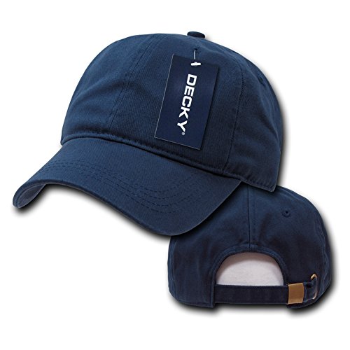Decky Two Ply Polo Cap, Navy #TOP1