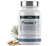 EXVital® Prosta+, 180 vegane Kapseln, hochdosiert mit Sägepalmenextrakt (600mg), Kürbiskernextrakt (400mg) & Zink, laborgeprüft