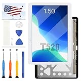 LCD Screen Replacement for Samsung Galaxy Pro T520 SM-T520 T525 SM-T525 LCD Display Matrix Touch Screen Digitizer Sensor Assembly Glass Repair Parts Kit with Free Tools (White)