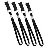 SKISUNO 4pcs Lost Wrist Strap for Canes Lightweight Walking Stick Lanyard Comfortable Crutch Strap Secure Fit for Seniors Easy to Clean High Visibility Design