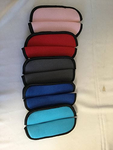 Stroller Strap Slide On Cushions for Your Baby's Chest & Neck Comfort While Strapped in Stroller (Light Blue)