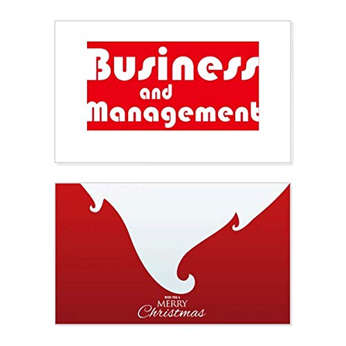 Carte de Noël vintage Rouge Major Business pour moderniser vos vœux d'entreprise